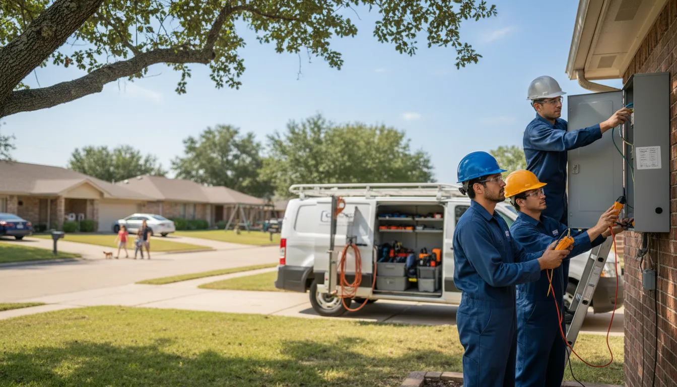 Certified electrician providing emergency electrical services in Aransas Pass, TX